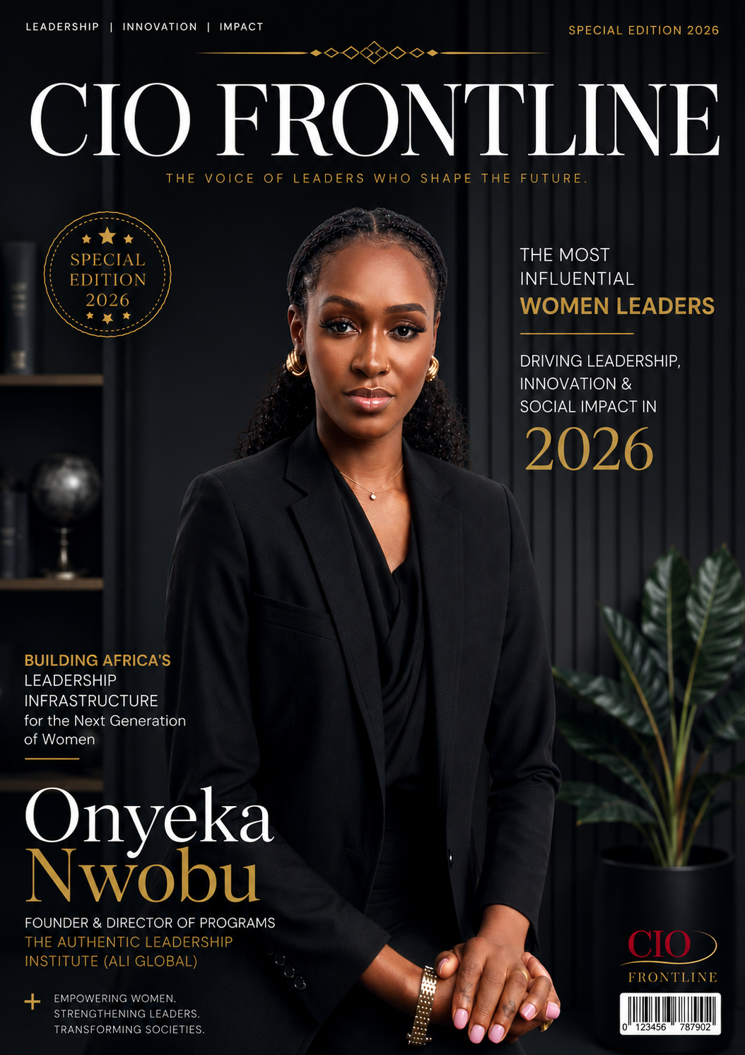 The Most Influential Women Leaders Driving Leadership, Innovation & Social Impact in 2026 — magazine edition cover