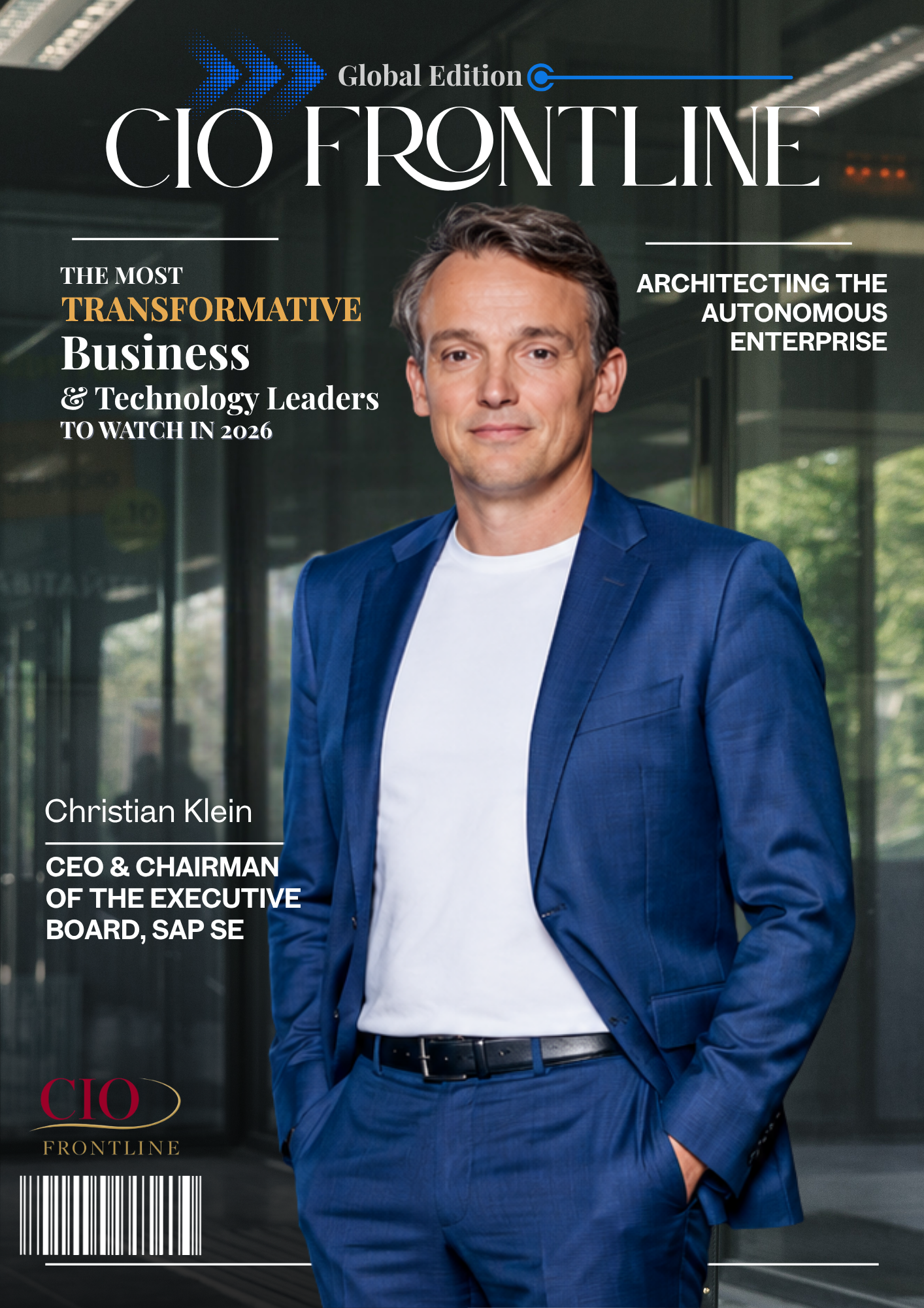 The Most Transformative Business & Technology Leaders to Watch in 2026 — magazine edition cover